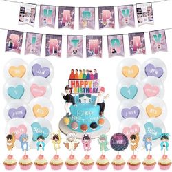 BTS Party Supplies BTS Party Decoration 