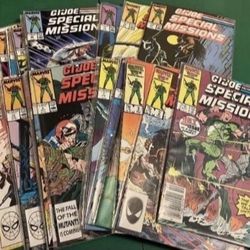 1986 G I Joe Special Missions Comics Full Set