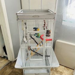 Large Slightly Used Bird Cage