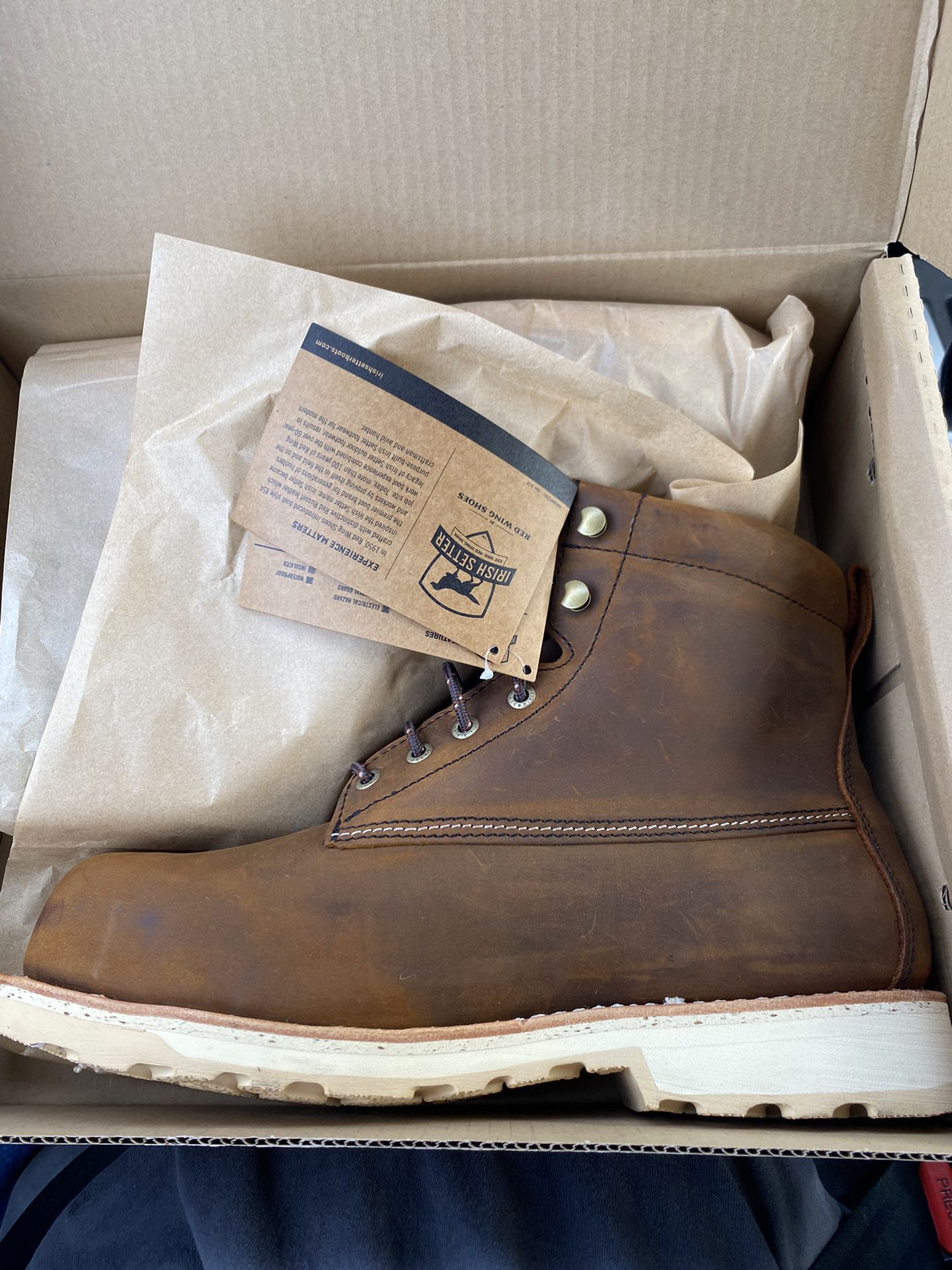 Red Wing Hard Toe Work Boots 
