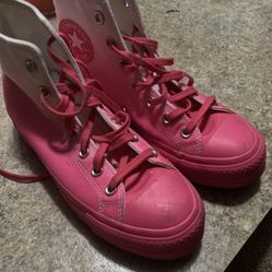 Hot Pink Ombré Converse