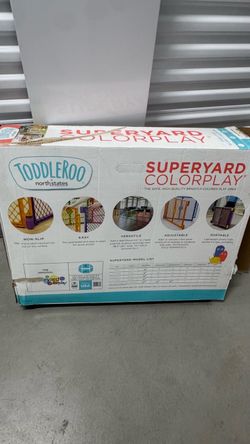 Toddleroo North States Superyard Colorplay Play Yard