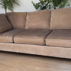 Tan/ Brown Couch- Delivery- Great Condition 