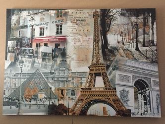 Paris canvas picture