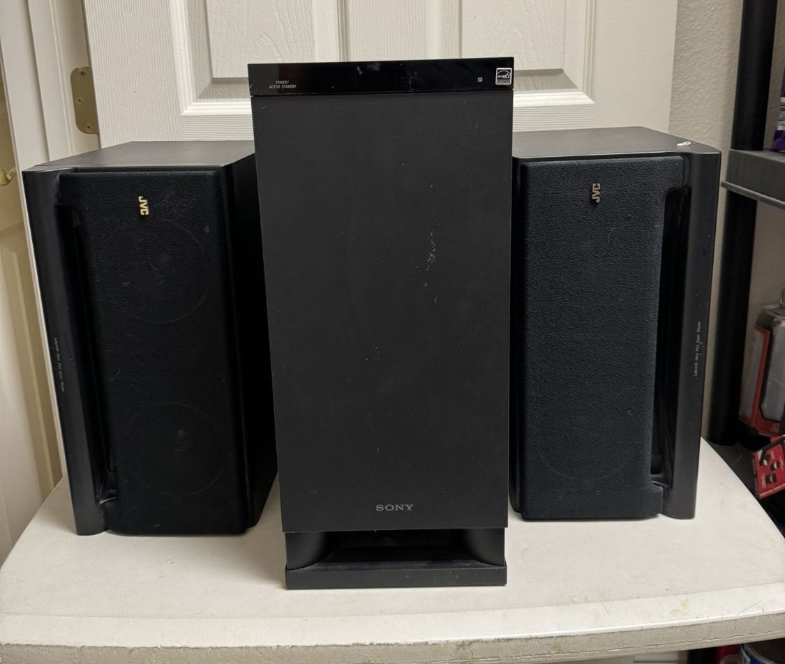 S Force pro front surround sony Master, Digital Amplifier Home Theater System jvc Subwoofers