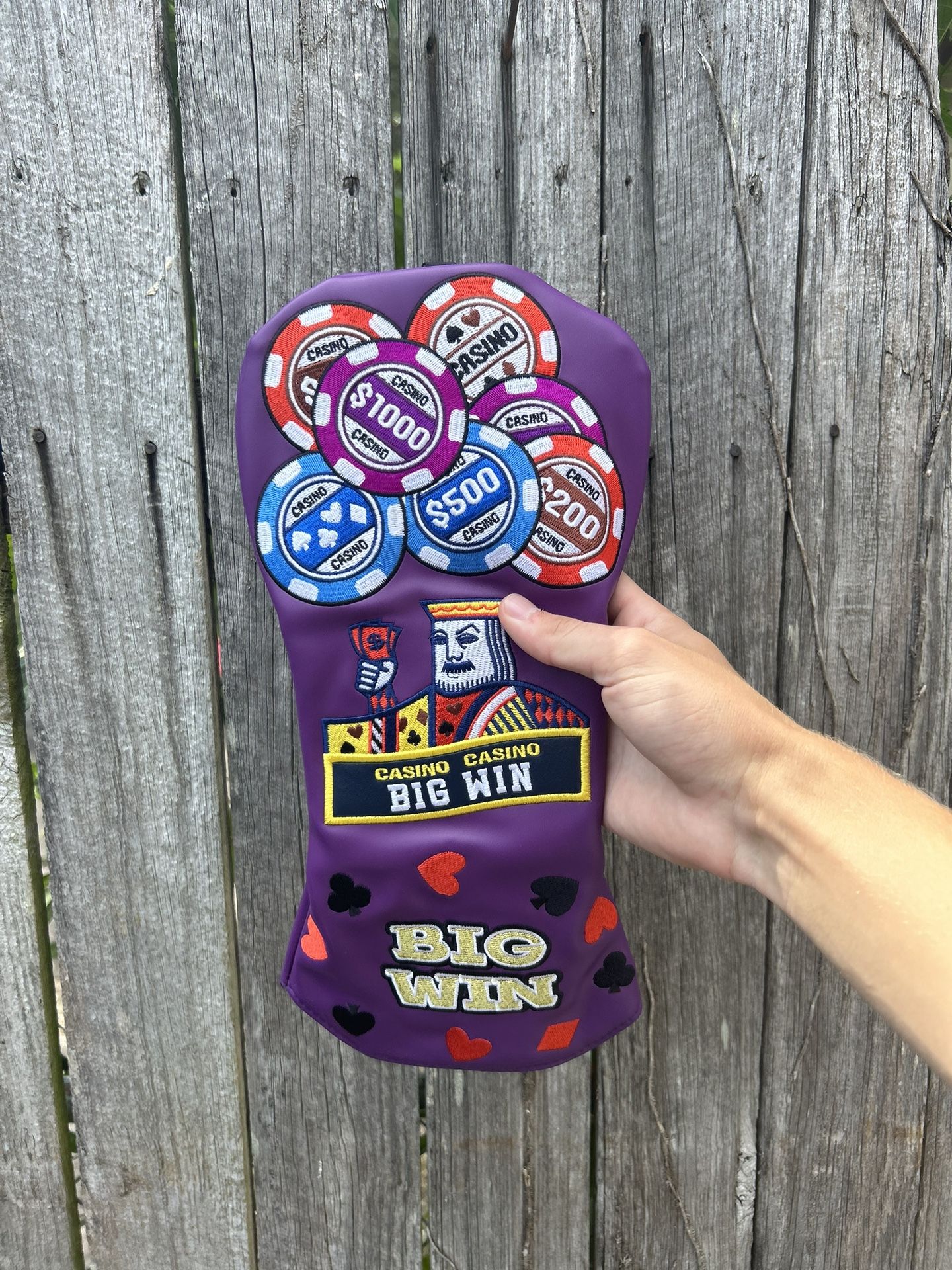 Poker Golf Driver Headcover