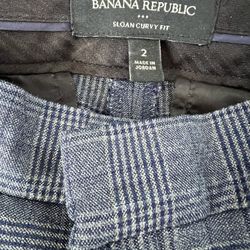 Like New Banana Republic Women’s Cropped Pants Size 2