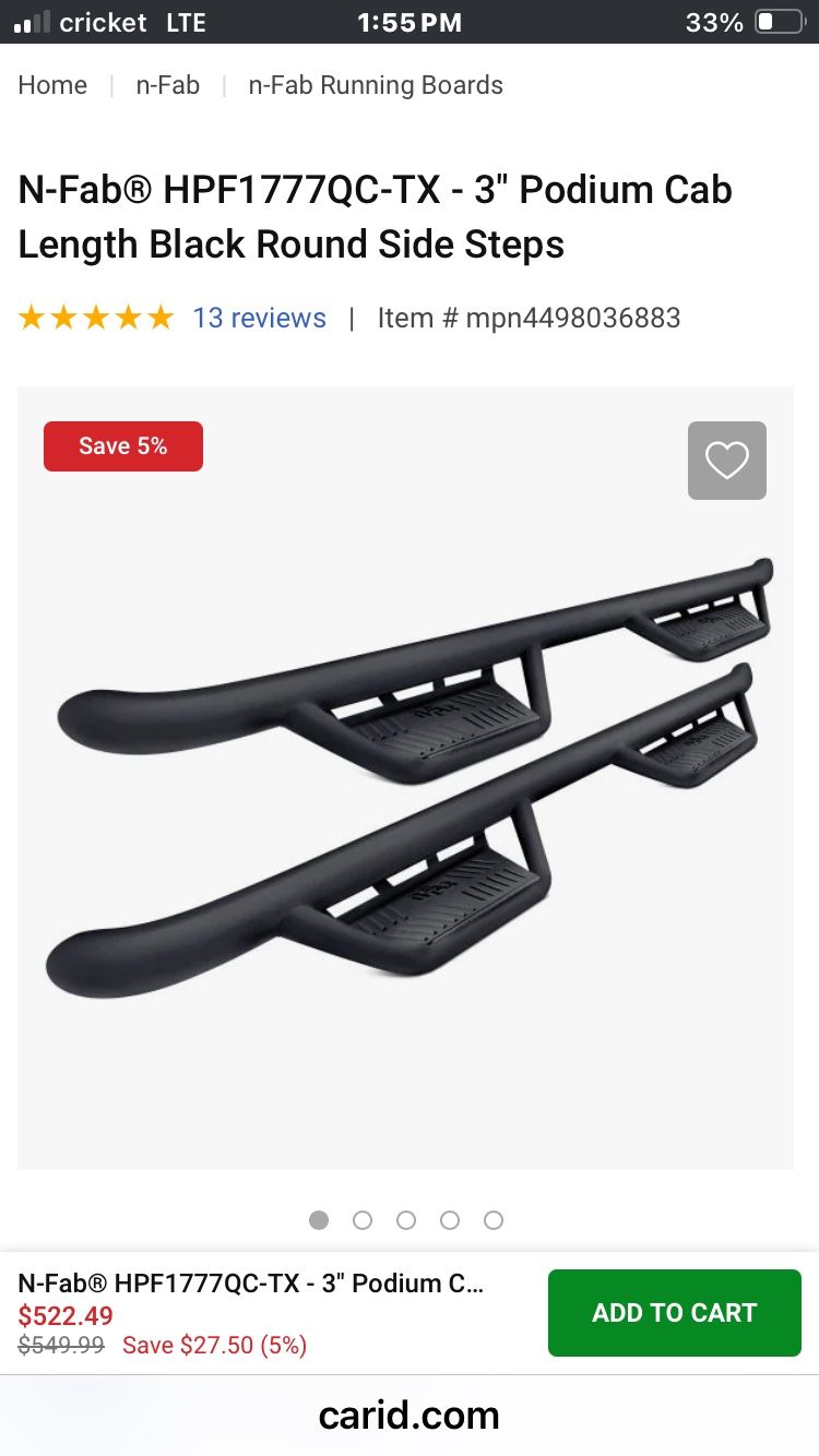 Brand New Running Boards.