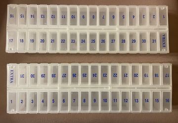 Monthly Pill Organizers