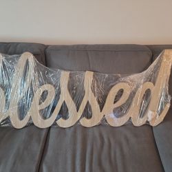 Blessed Wood Wall Decor