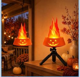 Brand new Halloween Fake Flame Pumpkin Light