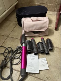 Dyson airwrap for long hair with extra travel bag