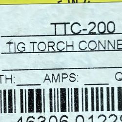 Tig torch Connector