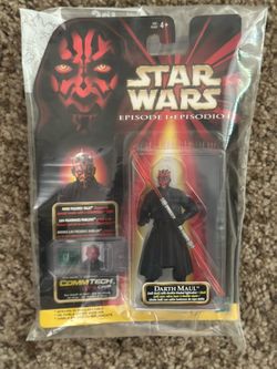Rare Darth Maul Tri-Lingual Action Figure
