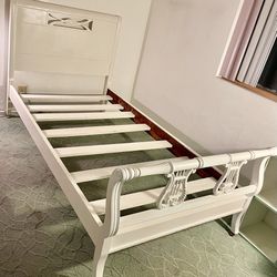 Antique Collectible White Twin Size Bed frames