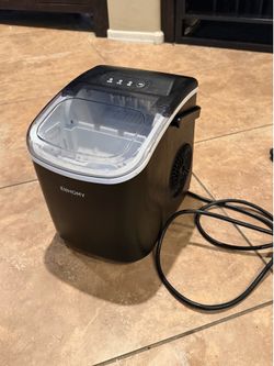 EUHOMY Countertop Ice Maker Machine with Handle