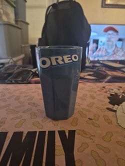 Oreo Milkshake Ice Cream Cup Glass