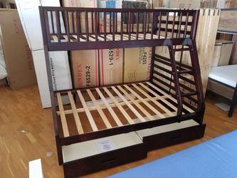 Bunk beds with storage