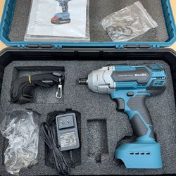 Seesii Cordless Impact Wrench 1/2 inch High Torque 479 Ft-lbs(650Nm) NO BATTERY