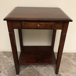 Small Wooden Accent Table or Nightstand