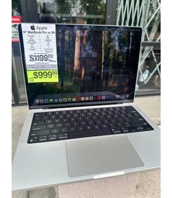 Apple 14" MacBook Pro Retina M1 Pro 8-Core CPU, 14-Core GPU, 32GB Ram, 512GB SSD 2021