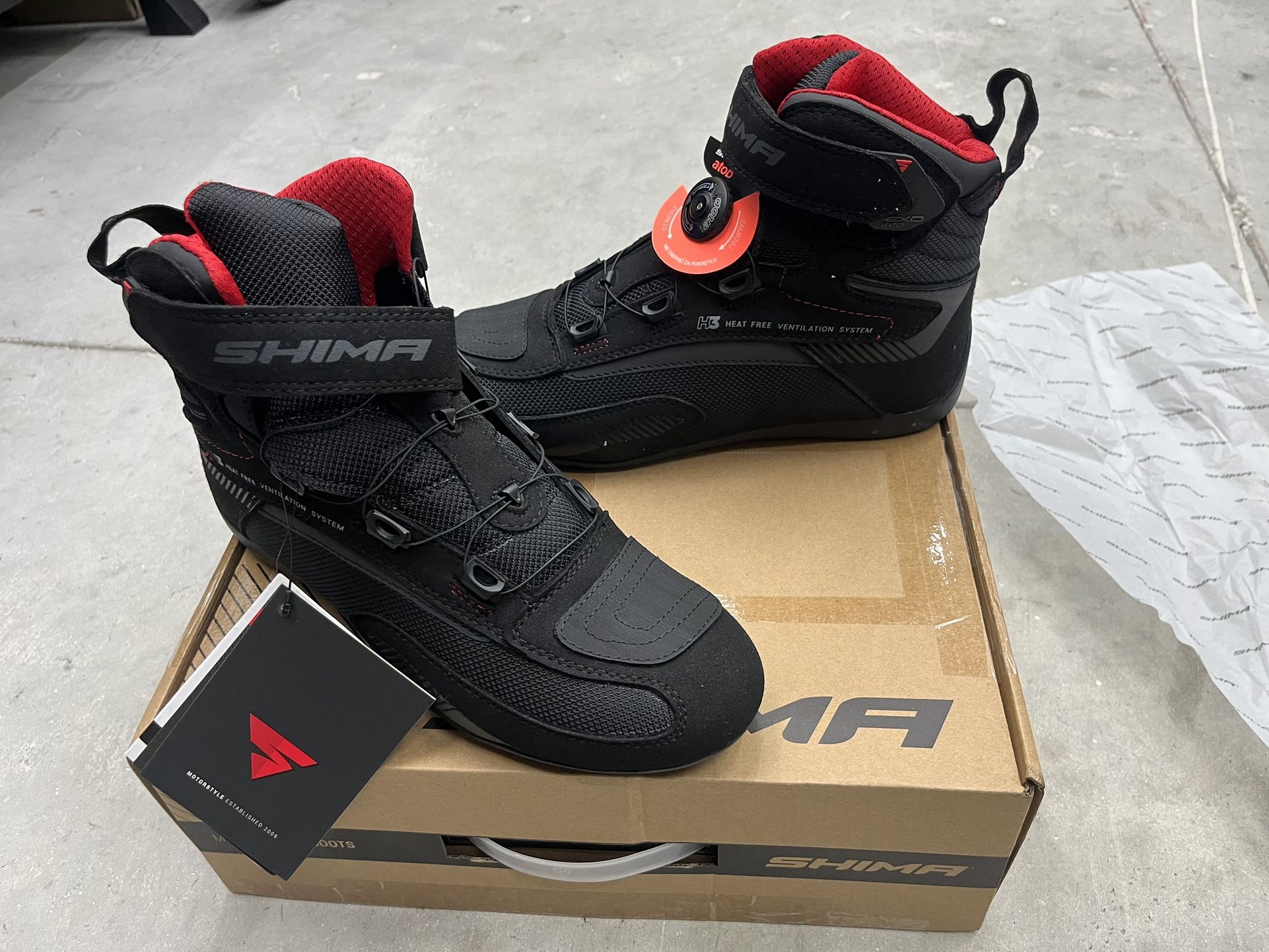 Shima Exo Vented Motorcycle Boots for Sale in Miami, FL - OfferUp