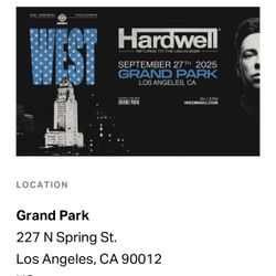 Hardwell Saturday Sept 27 2025