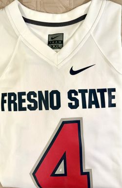 Fresno State Football #4 White XXL