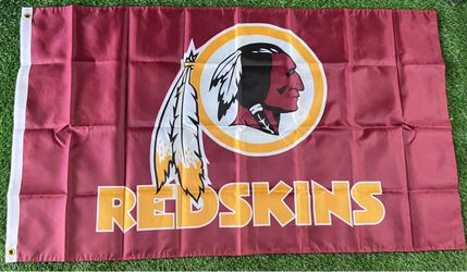Redskins flag size 5’x3’