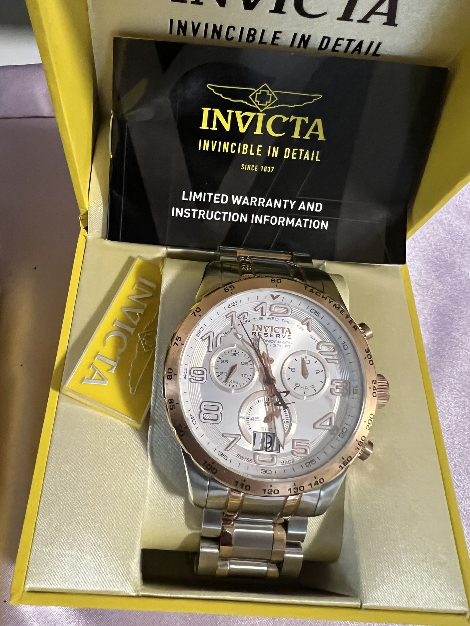 Invicta Watch Collection Six (6) In Like New Condition