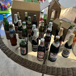 Case, 24 Assorted Unopened Vintage Beer Bottles 