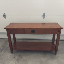 Brown Console table