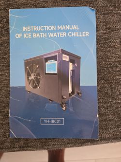 Ice Bath With Unit 9000 BTU