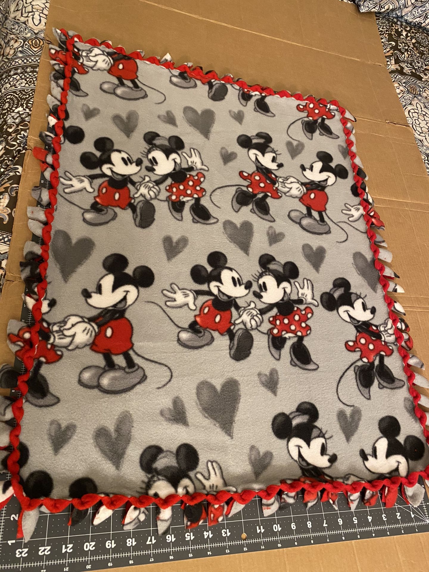 Mickey & Minnie baby blanket