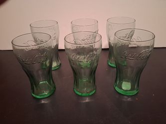 Set of 6 Coca Cola glasses