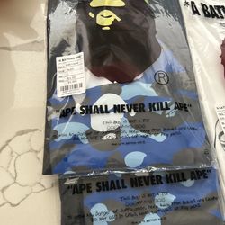 blue bape tees
