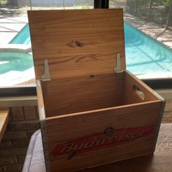 Vintage Budweiser Wood Crate - St. Louis Anheuser Busch
