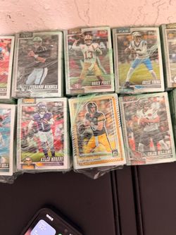 100 card NFL  packs for $15.00