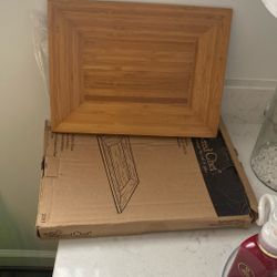Pampered Chef medium bamboo platter 