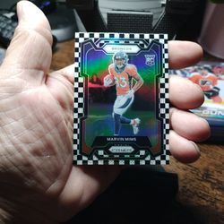 Marvin Mims Case Hit Checker Board Rookie Refractor 