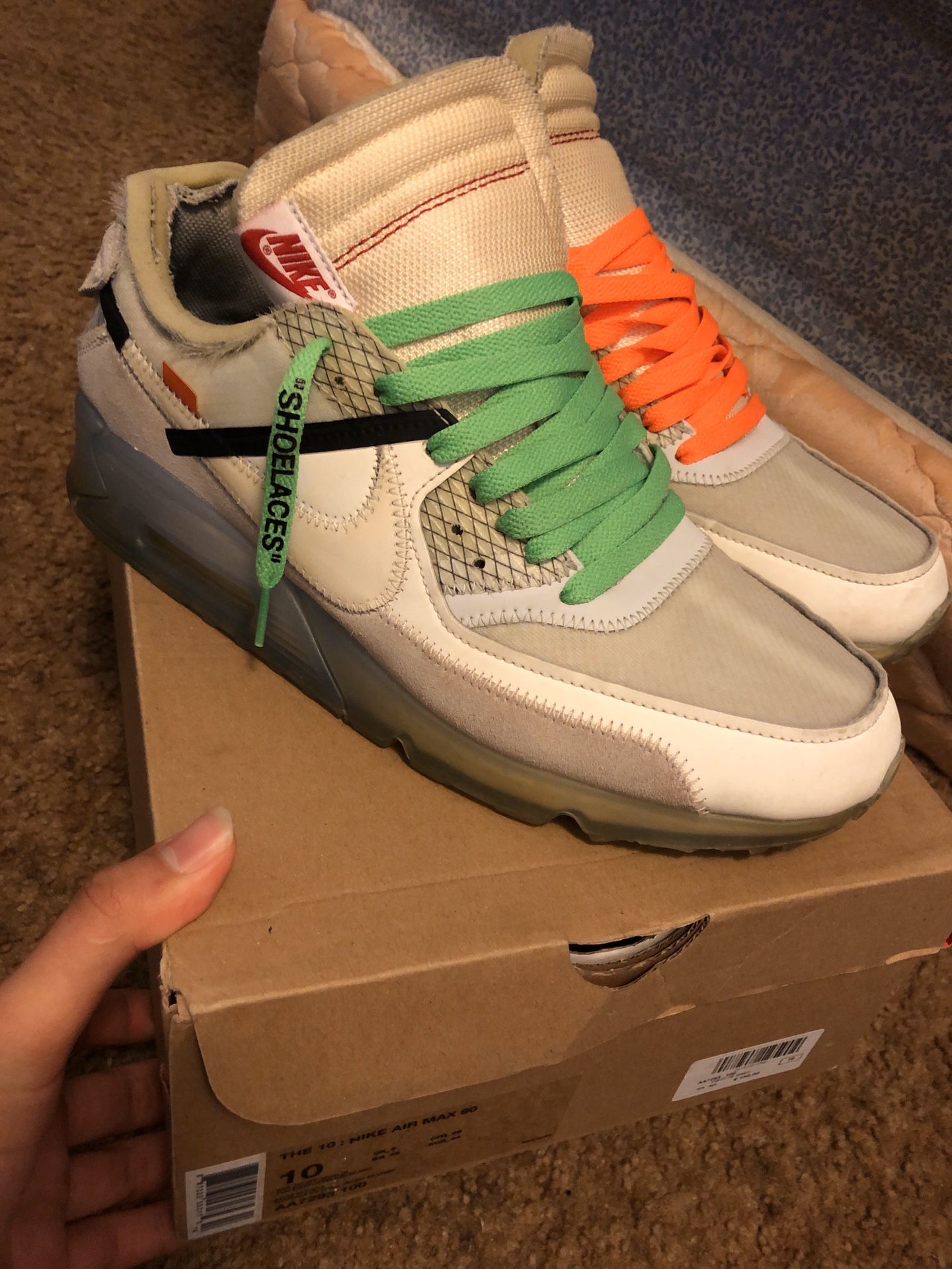Off-White Nike Air Max 90 size 10