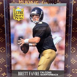 Green Bay Packers Quarterback Brett Farve ROOKIE CARD 🔥
