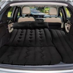 Car Air Mattress Inflatable Car Bed,Thickened Car Camping Bed Sleeping Pad with Upgrade Side File,SUV Truck Air Mattress for Camping Travel, Hiking
