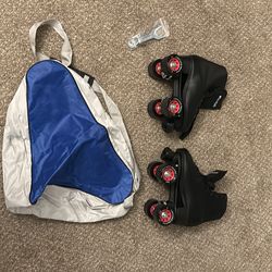 Chicago skates brand new not used, the color is black with red and black wheels and size 5 in men us