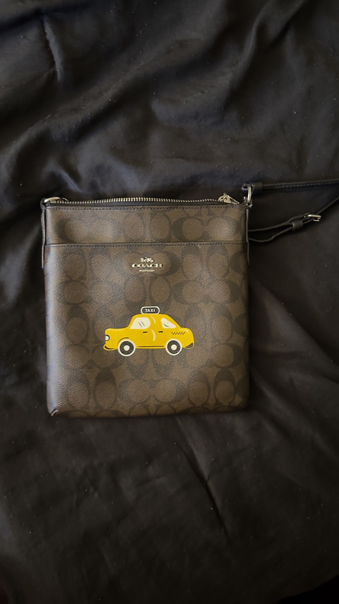 Authentic Vintage Coach Crossbody NY stories