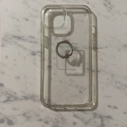 iPhone 14 Clear Phone Case With Ring holder 
