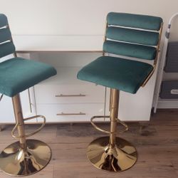 Emerald Green Bar Stools