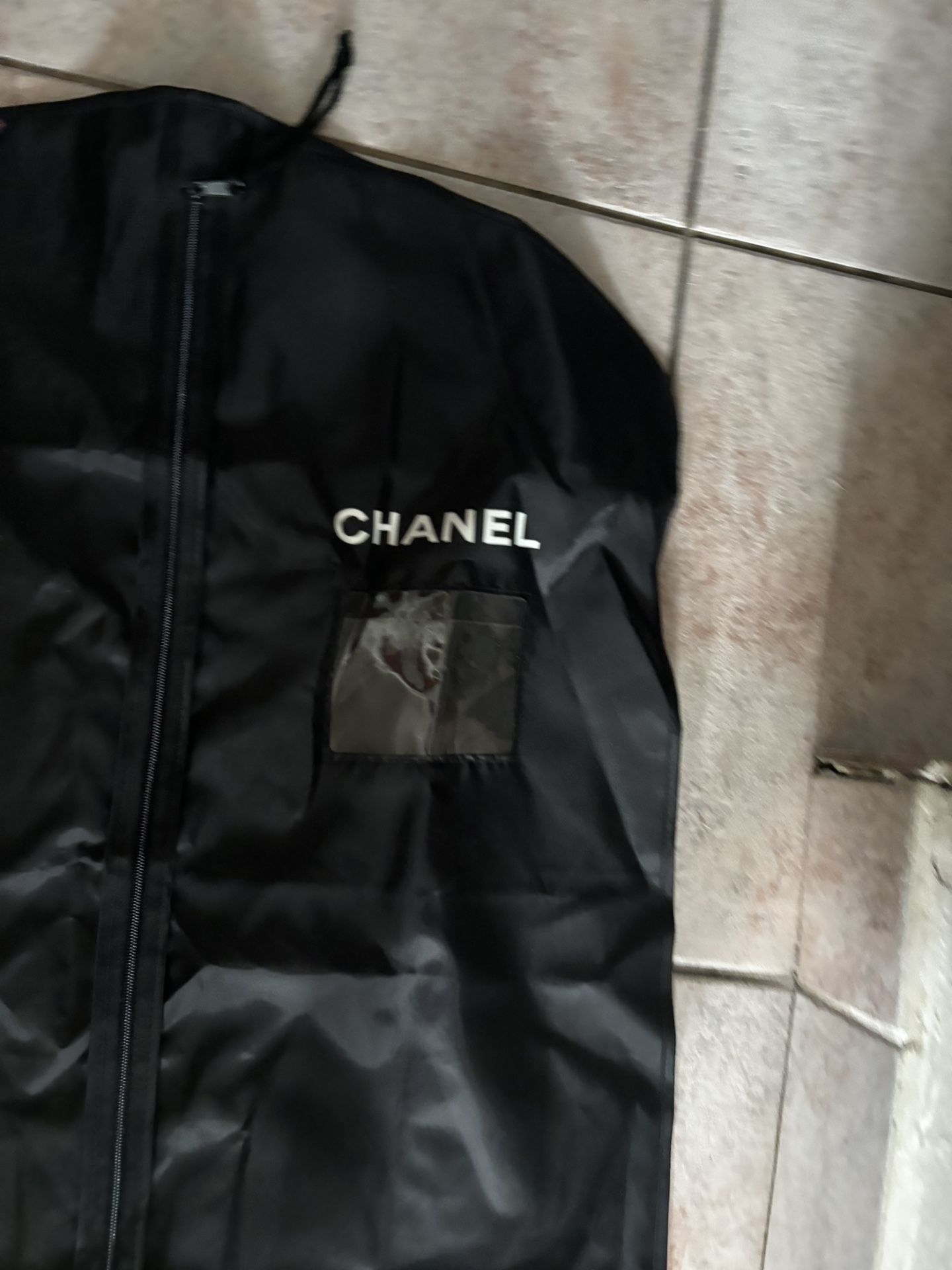 Chanel Garment Bag dress suit bag storage logo travel luggage closet