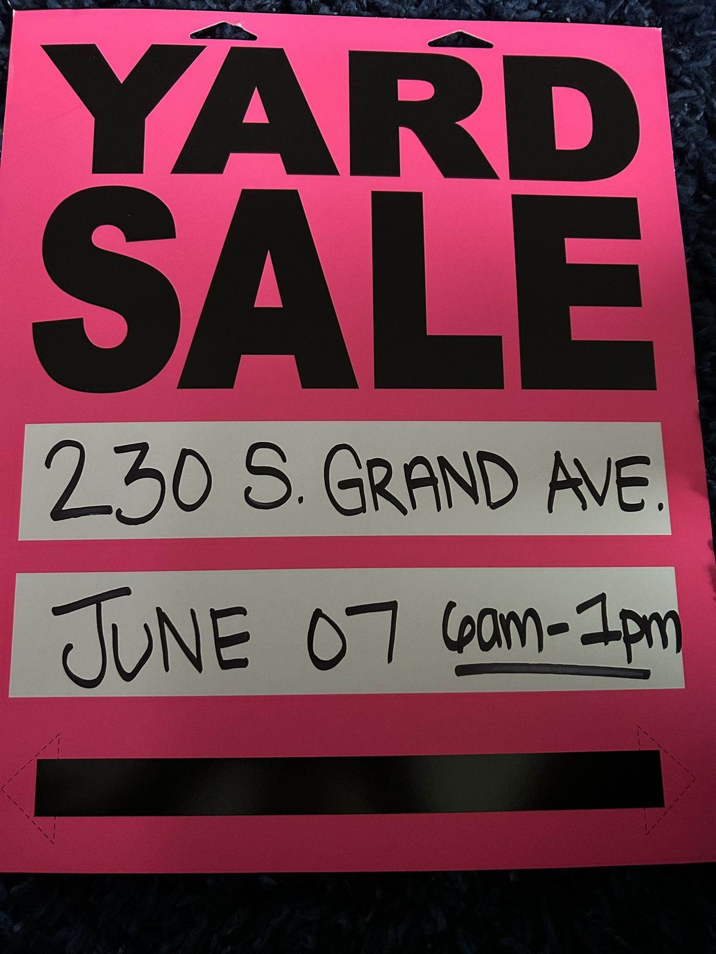 Yard Sale
