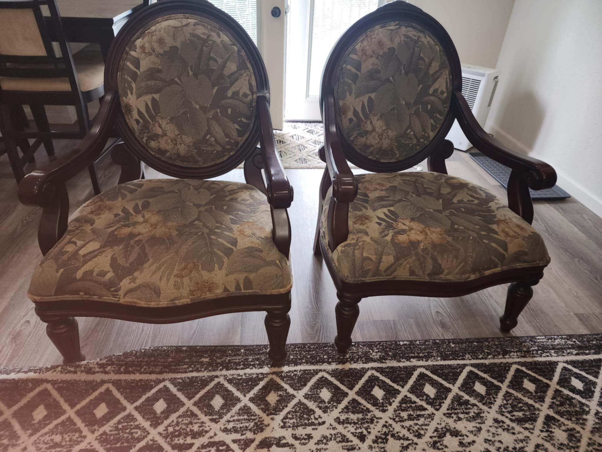 Accent Wingback Chairs (2)